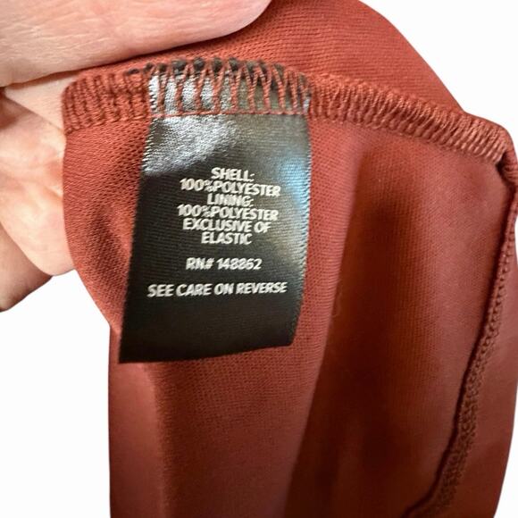 Torrid Pink and Brown Chiffon Floral Tea Length Dress - Size 2X - Picture 8 of 12